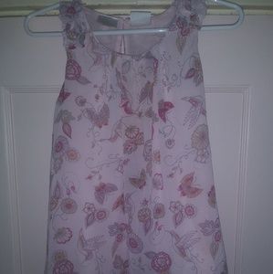 Toddler Girls Pink Floral Butterfly Dress